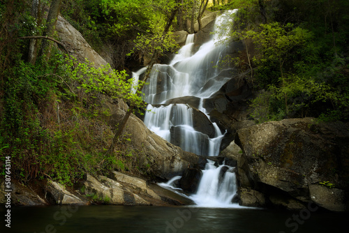 Fototapeta Naklejka Na Ścianę i Meble -  A waterfall of the nogaledas