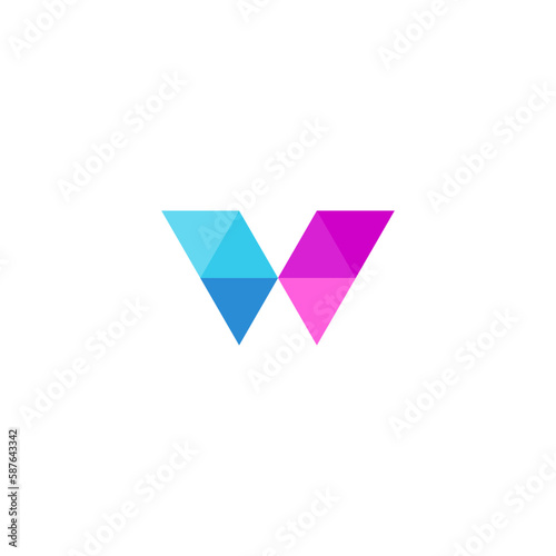 w logo data logo designs icon,vector,illustration,silhouette
