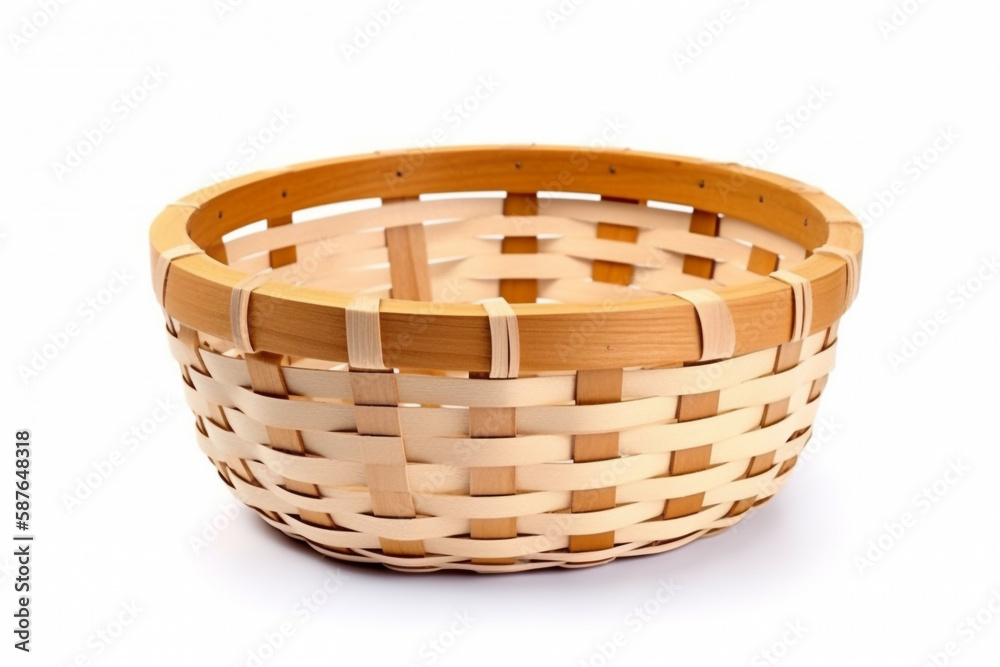 wicker basket isolated on white wicker basket isolated on white