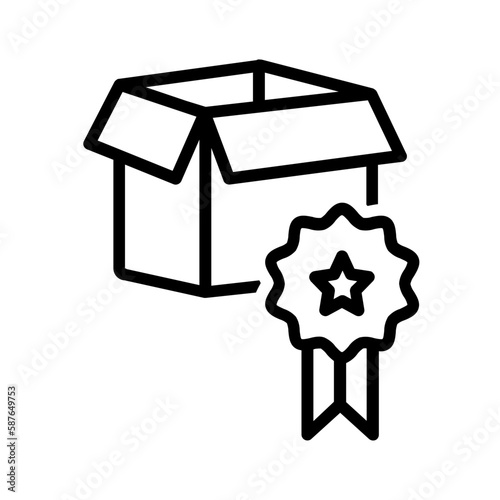 Black line icon for Hallmark