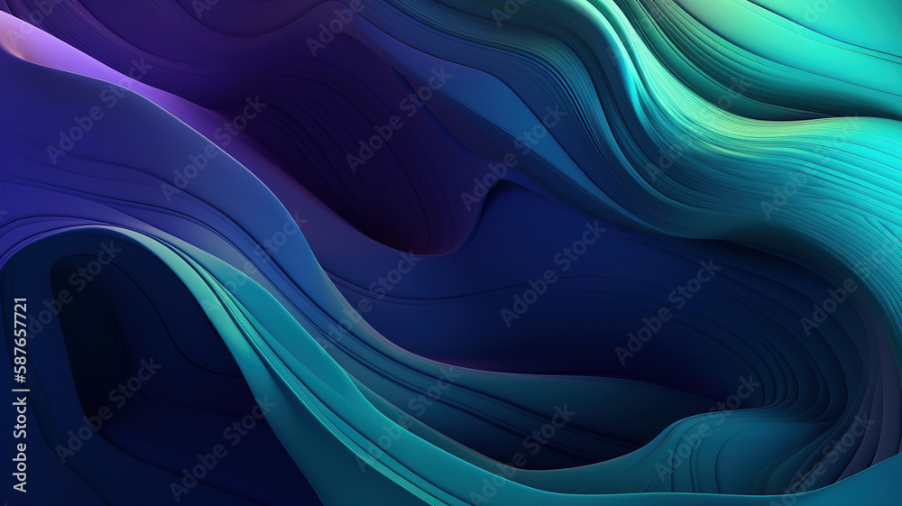 Obraz premium vibrant abstract wallpaper blue and purple