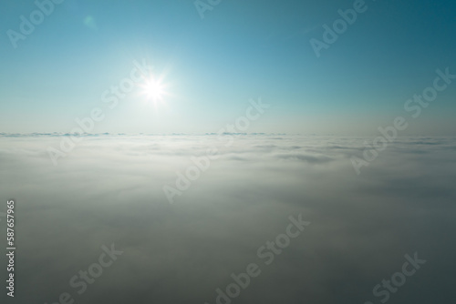 blue sky and clouds