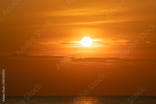 sunset over the sea © BUDDEE