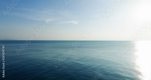 blue sky and sea