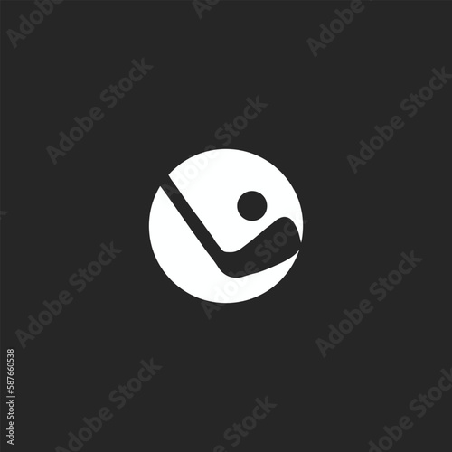 Minimal Golf logo designs illustrations vector icon