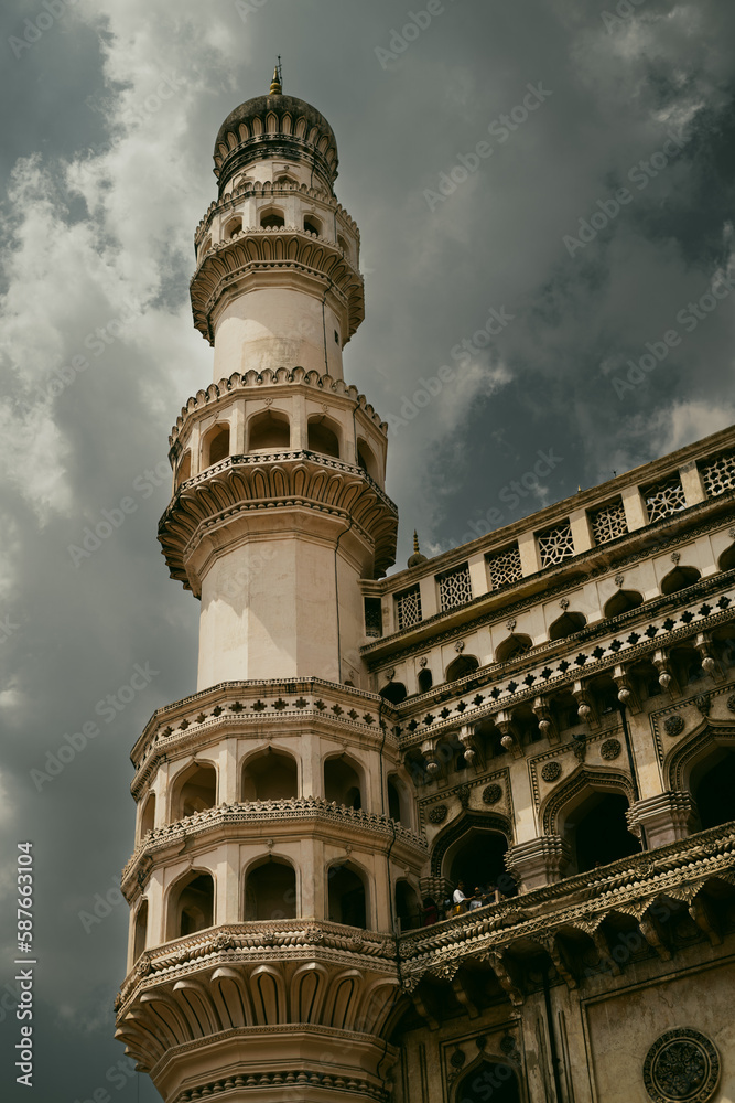 Charminar situated in old Hyderabad