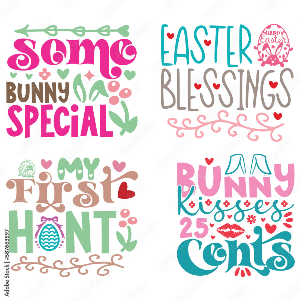 Easter T-shirt And SVG Design Bundle. Easter SVG Bundle for Cricut and Silhouette Crafters. Easter quotes eps files, Easter Vector EPS Editable File Bundle Easter T-shirt And SVG Design Bundle. Easter SVG Bundle for Cricut and Silhouette Crafters. Easter quotes eps files, Easter Vector EPS Editable File Bundle