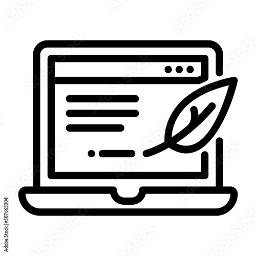 blogging icon