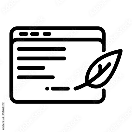 copywriting icon