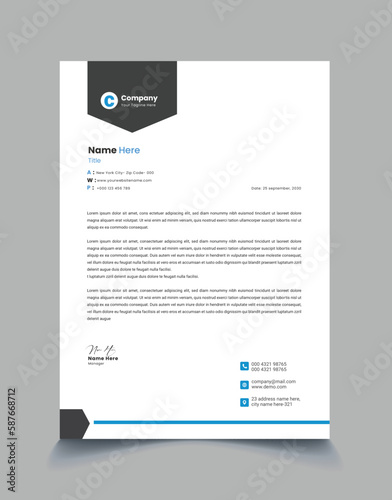 Corporate Business Letterhead