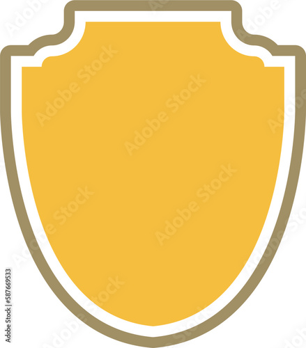 Badge Police Icon Fill with Outlines Free Download Badge Police Icon Fill with Outlines - GFXLoad