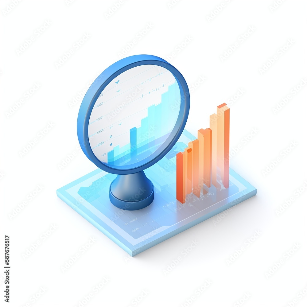 Analyzing Trends in Data with a Graphic Overview Generated by AI