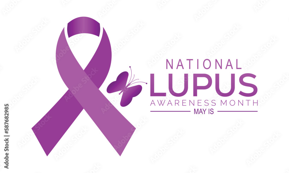 Lupus Awareness Month observed in May. banner design template Vector ...