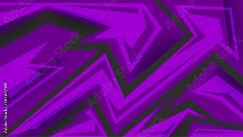 Stylish purple sports banner background design. Vector banner design