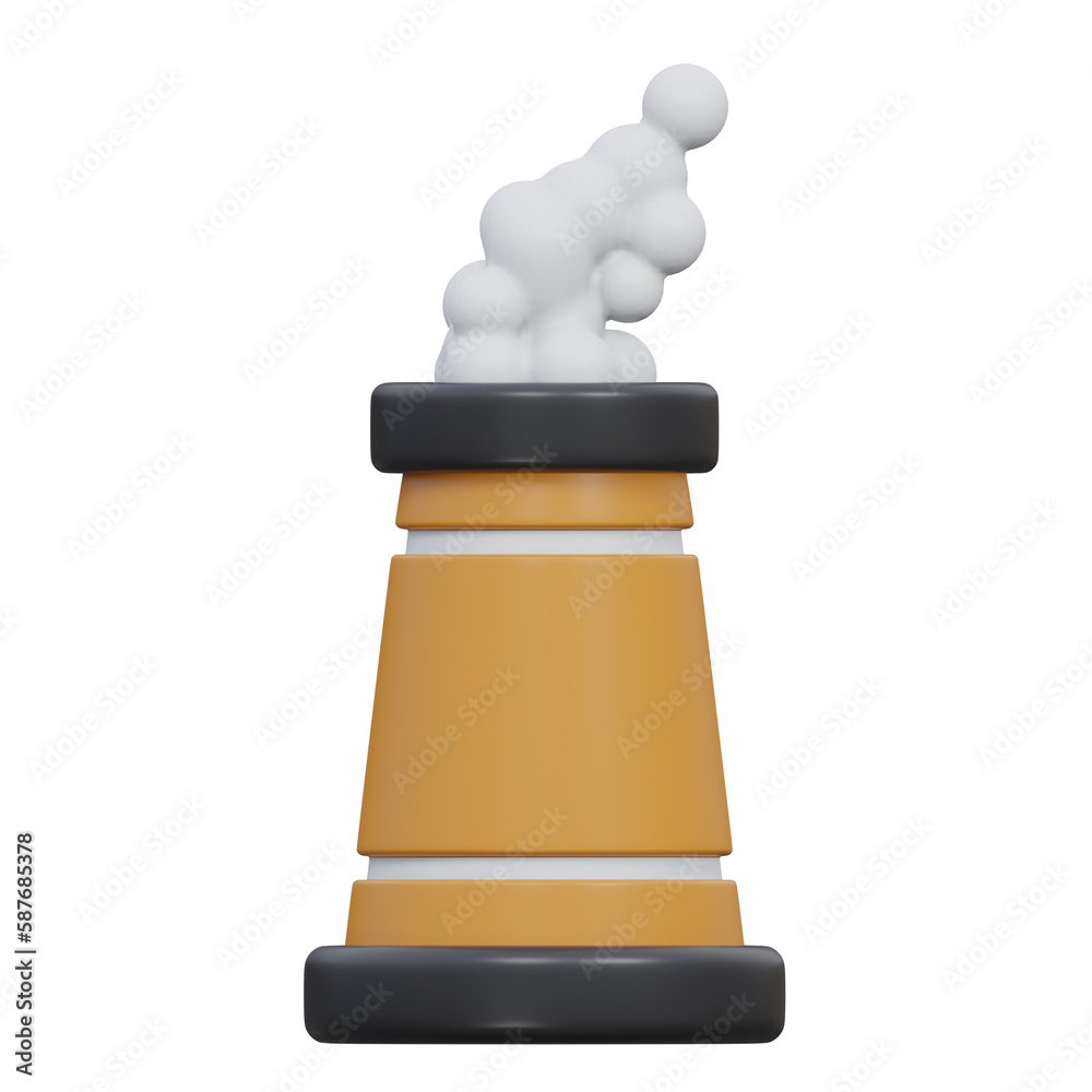 industrial pollution 3d rendering icon illustration with transparent background, bio energy industrial pollution 3d rendering icon illustration with transparent background, bio energy