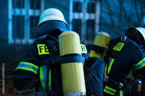 Atemschutzgeräteträger bei der Feuerwehr