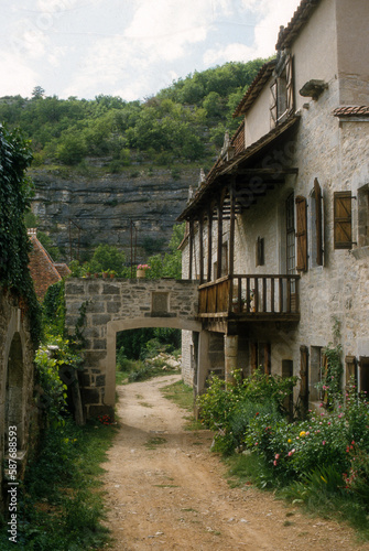 Village, xiie, Saint Eulalie D'Espagnac, 46, Lot, France