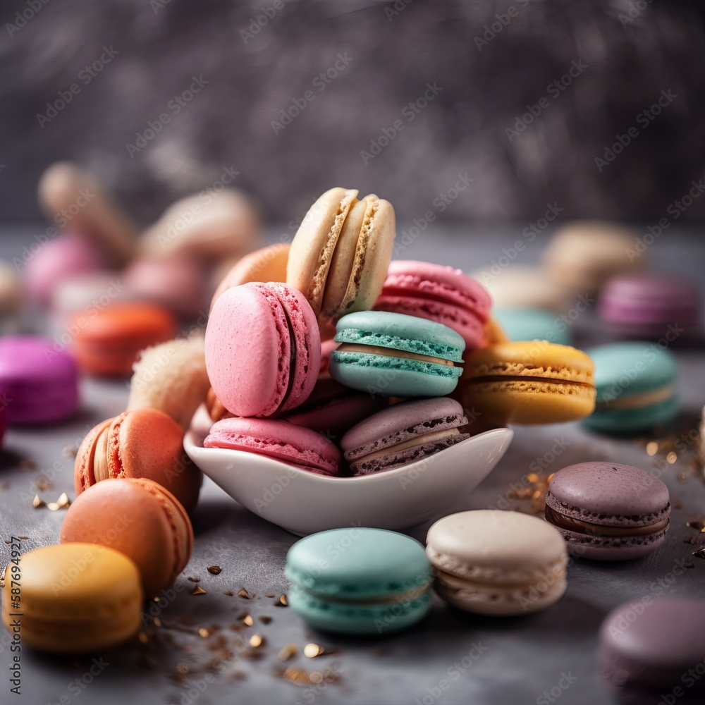 Sweet and Colorful Macarons Sweet and Colorful Macarons