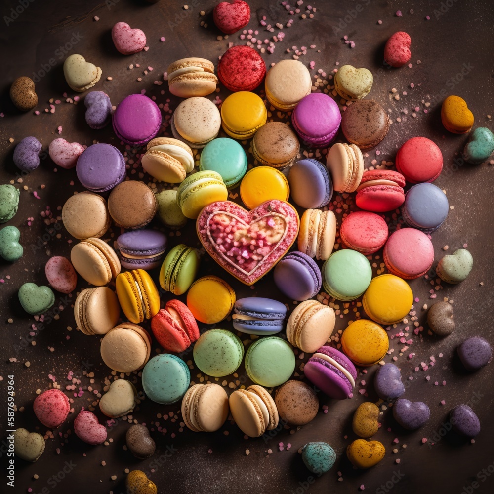 Sweet and Colorful Macarons Sweet and Colorful Macarons