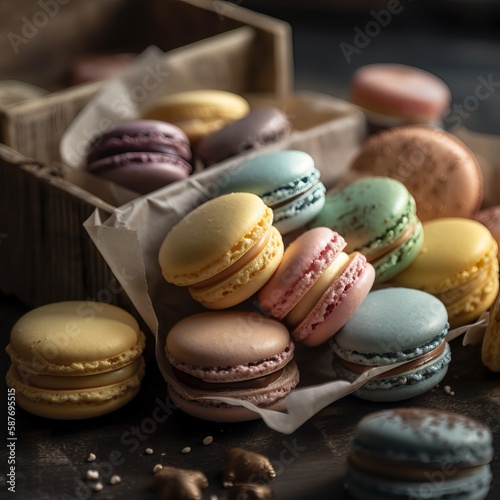 Sweet and Colorful Macarons