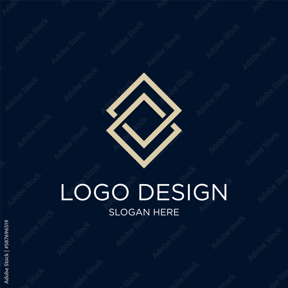 Abstract Geometric Finance Logo Template Abstract Geometric Finance Logo Template