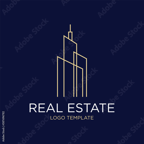 Real Estate Vector Logo Template 