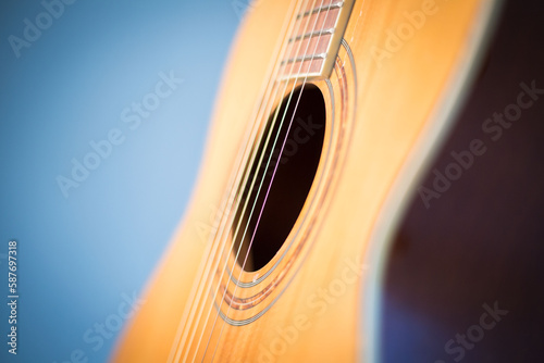 Guitar up close