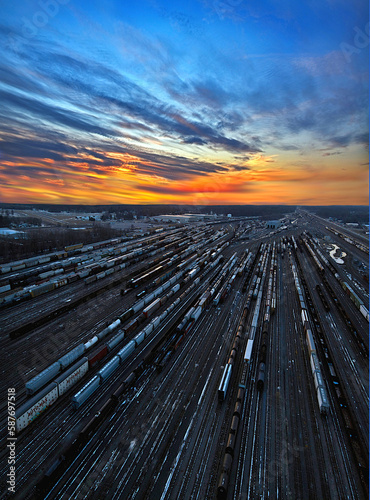 Train Yards in Elkhart photo