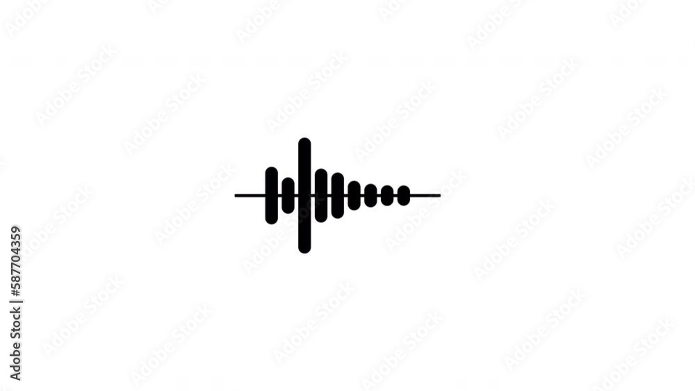 4k abstract music sound wave or audio wavefrom isolated on white background.Line digital minimalist voice and soundtrack wave equalizer.Shape line volume or speech symbol animated background. 4k abstract music sound wave or audio wavefrom isolated on white background.Line digital minimalist voice and soundtrack wave equalizer.Shape line volume or speech symbol animated background.