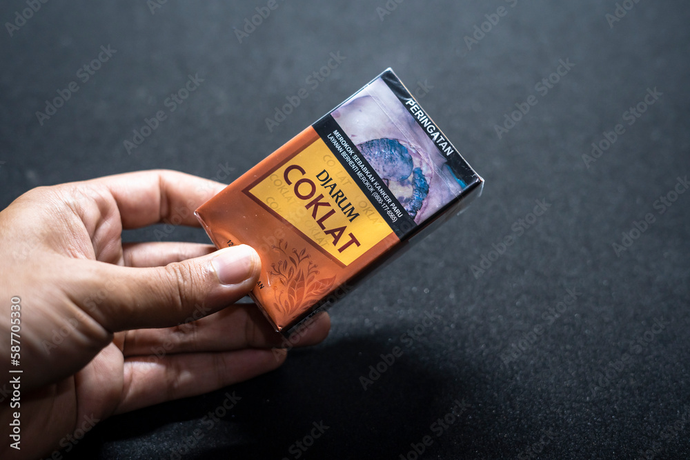 Jakarta, Indonesia. March 27, 2023 Djarum Super close up. Packaged