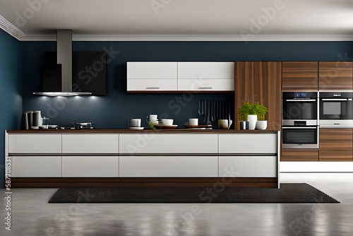 Beautiful Kitchen Interior and Stylish Furniture