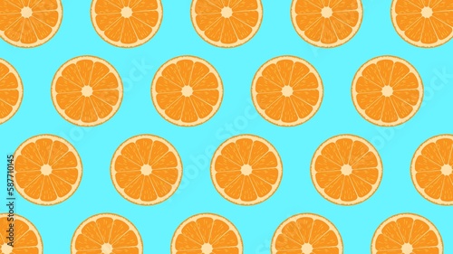 Orange slice pattern