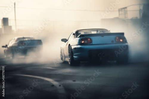 Drifting Cars and Smoke © Noize