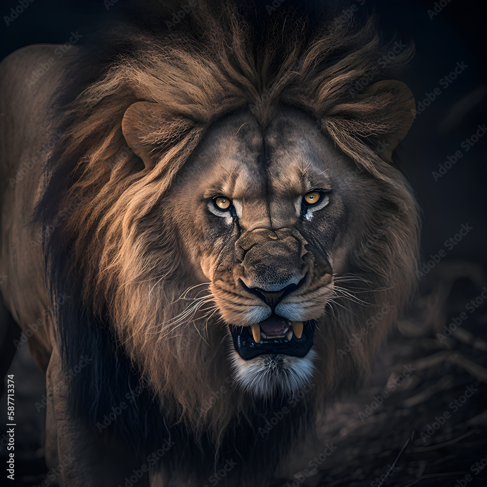 Fototapeta premium The king of jungle