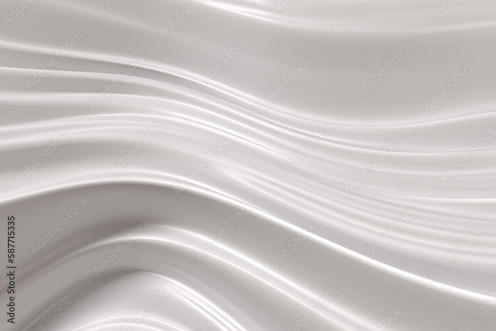 Obraz premium White milk or yogurt cream. Abstract liquid