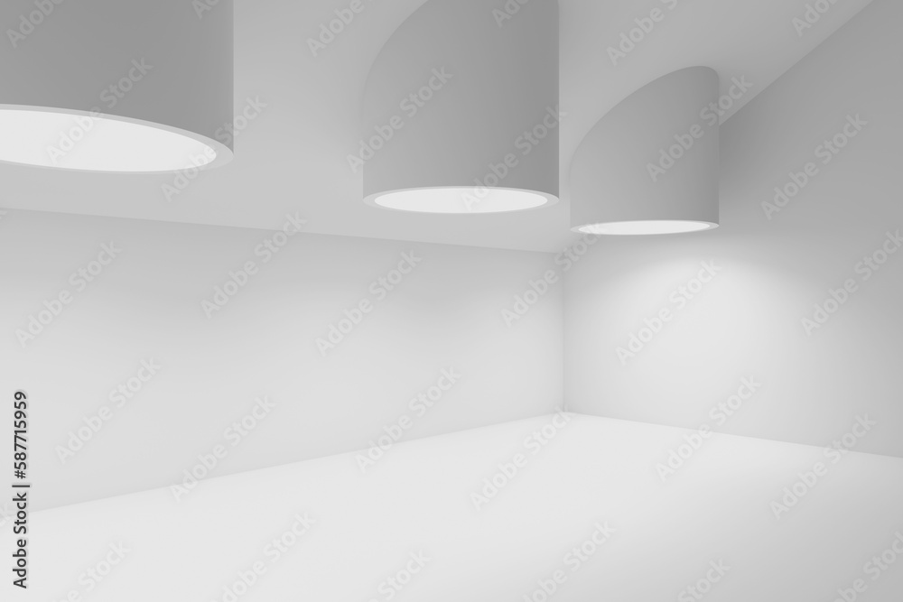 Obraz premium Empty floor and room. Modern background