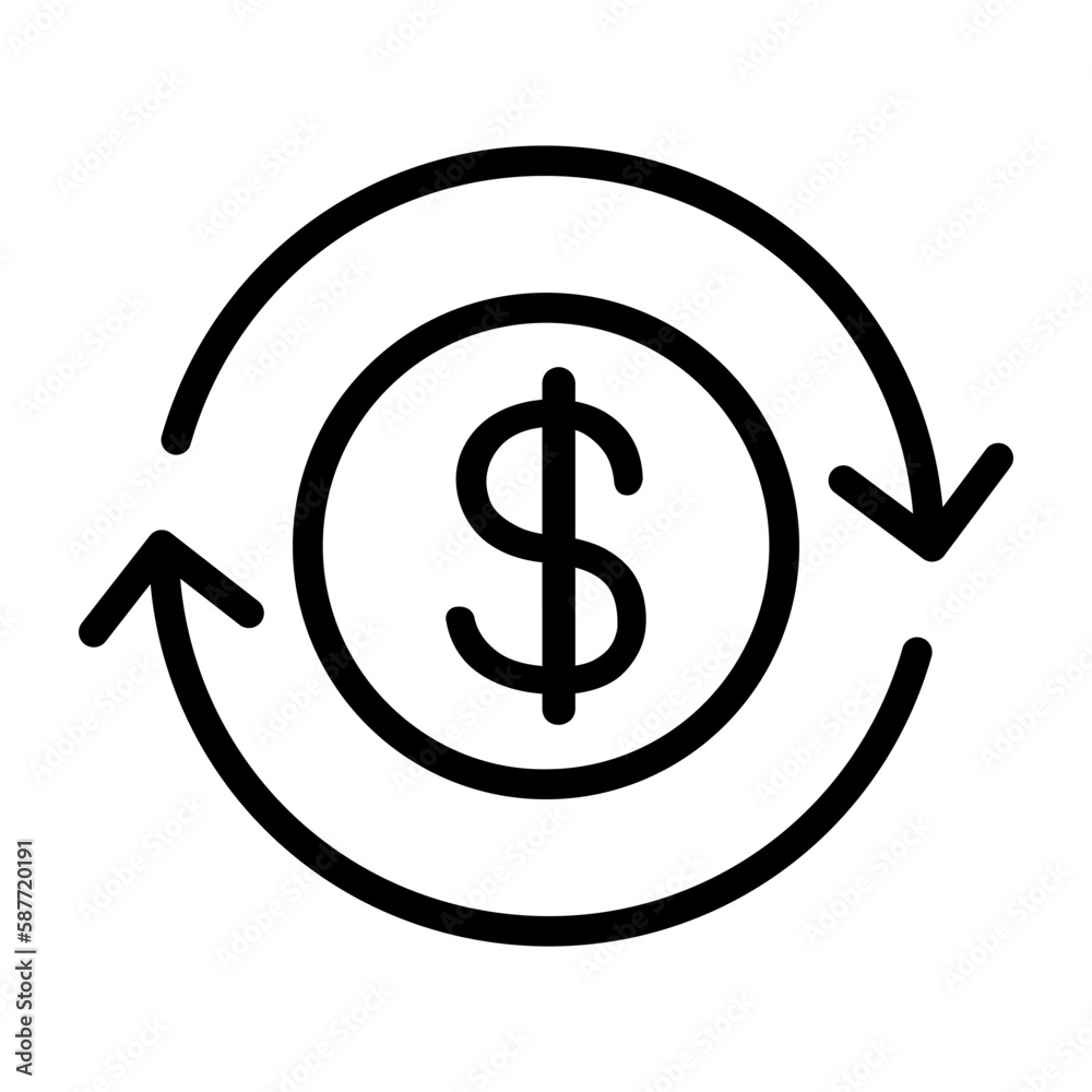 Currency exchange icon Currency exchange icon