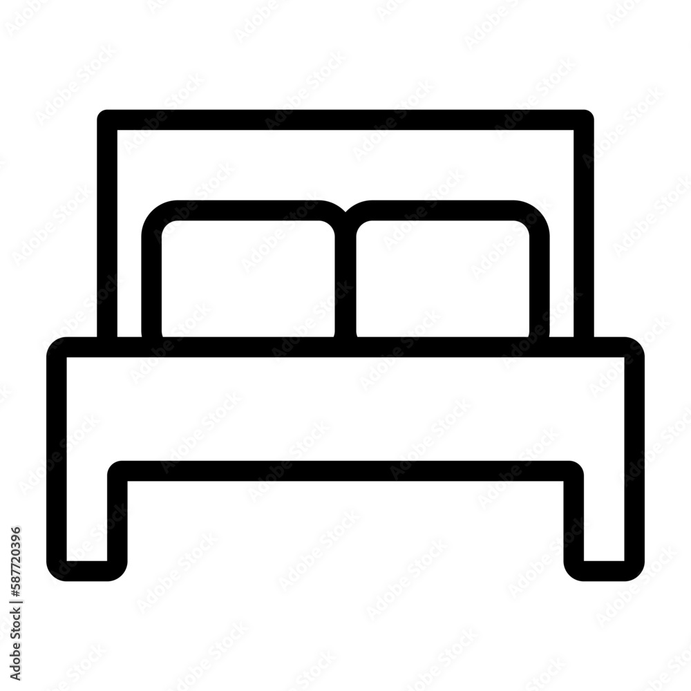 Double bed icon Double bed icon