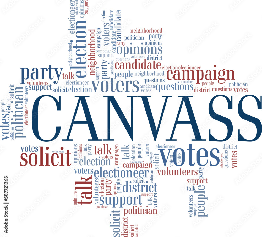 Canvass word cloud conceptual design isolated on white background. Canvass word cloud conceptual design isolated on white background.