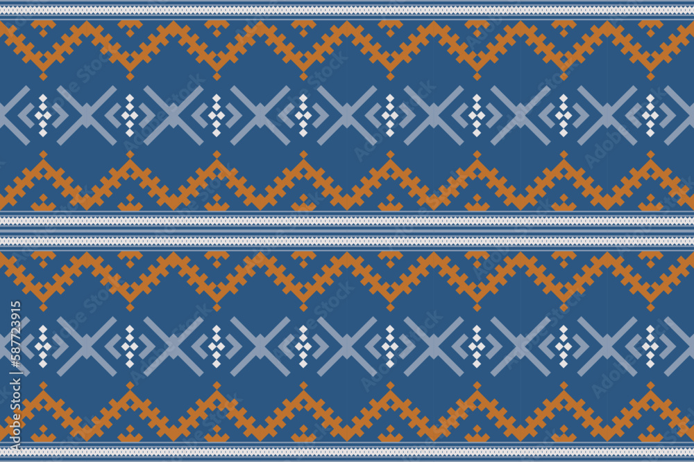 Abstract ethnic geometric ikat pattern.Tribal ethnic vector texture.Fabric pattern mandala native textile.Embroidery design Abstract ethnic geometric ikat pattern.Tribal ethnic vector texture.Fabric pattern mandala native textile.Embroidery design