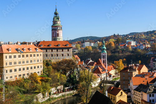 Views from the town of Cesky Krumlov, Czech Republic