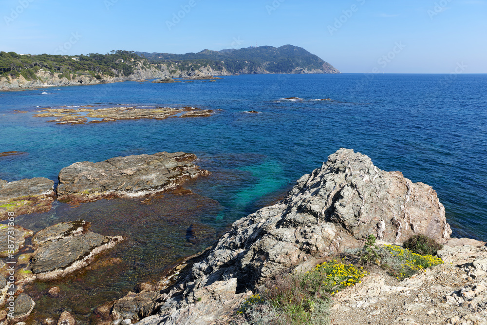 Embiez archipelago in the French Riviera