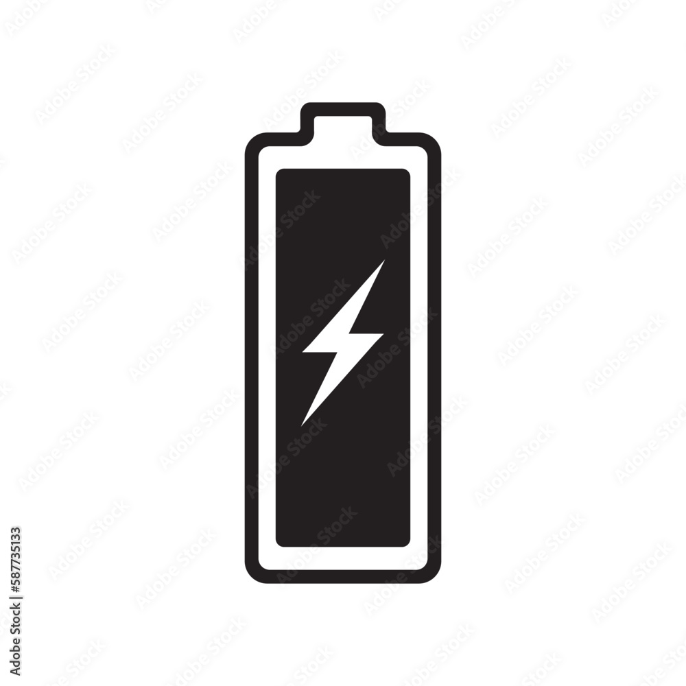 Battery indicator vector icon. Accumulator battery charge energy flat sign design. Battery isolated symbol pictogram. UX UI icon Battery indicator vector icon. Accumulator battery charge energy flat sign design. Battery isolated symbol pictogram. UX UI icon