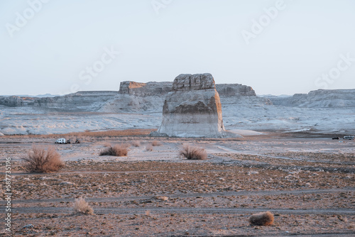 Dry season at the Lone Rock Beach in Utah.