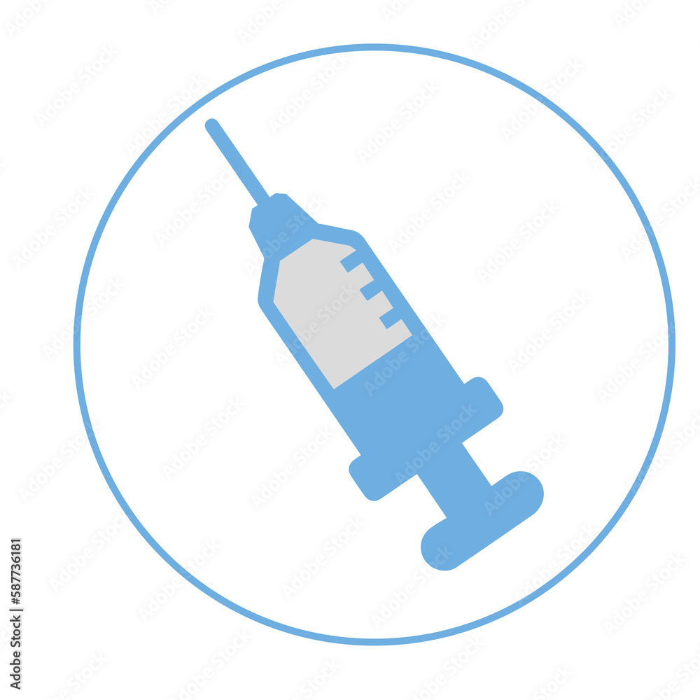 Vaccine injection icon Vaccine injection icon
