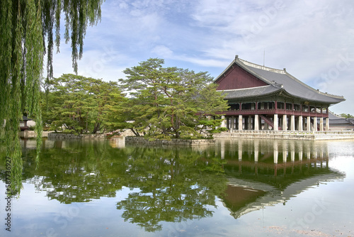 Gyeonghoeru Pavilion in Gyeongbokgung Palace, Seoul, South Korea