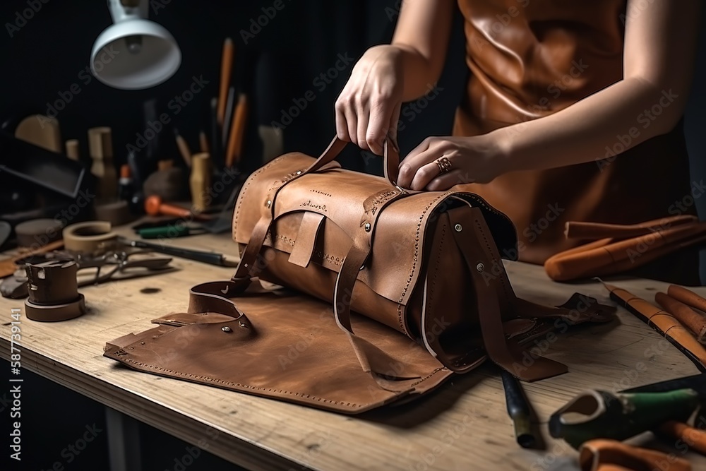 6,369 Sewing Leather Bag Images, Stock Photos, 3D objects, & Vectors