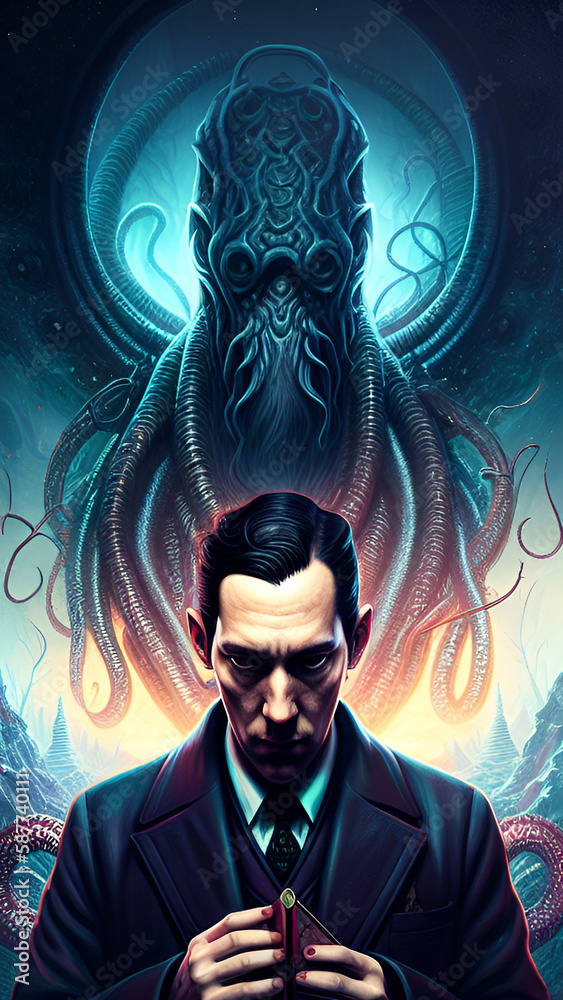 Lovecraft Art and Illustration - generative ai, üretken yapay zeka,