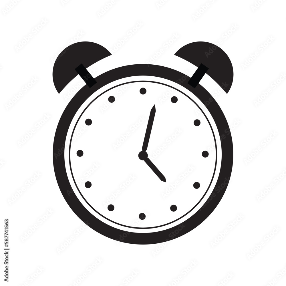 Alarm clock vector icon. Reminder clock vector flat sign design. Time watch symbol pictogram. UX UI icon Alarm clock vector icon. Reminder clock vector flat sign design. Time watch symbol pictogram. UX UI icon