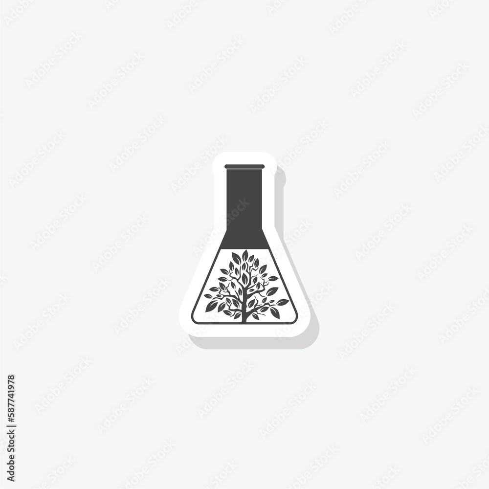 Alternative medicine concept sticker icon Alternative medicine concept sticker icon